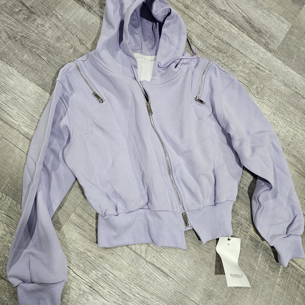 & Other Stories Light Purple Bomber Jacket